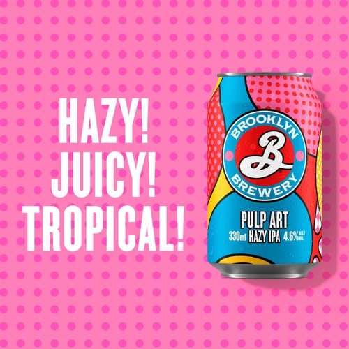 Brooklyn Pulp Art Hazy IPA 4x330ml