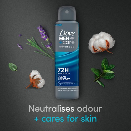 Dove Men Advance Clean Comfort Anti-perspirant Deodorant 150ml