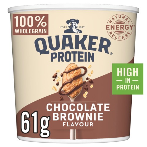 Quaker Oat So Simple Protein Chocolate Brownie Pot 61g