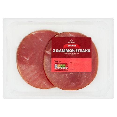Morrisons smoked gammon steaks