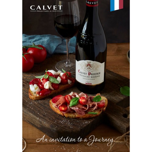Prestige de Calvet Cotes Du Rhone Grenache-Syrah