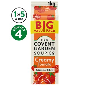 New Covent Garden Soup Creamy Tomato 1KG