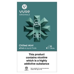 Vuse ePods vPro Chilled Mint 6mg - Morrisons Online Groceries & Offers Vuse ePods vPro Chilled Mint 6mg - Morrisons Online Groceries & Offers