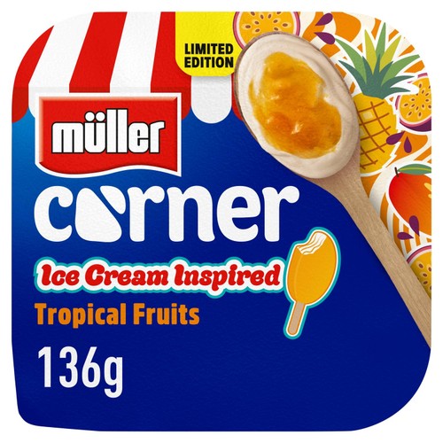 Muller Corner Limited Edition Ice Cream Inspired Tropical Fruits 136g