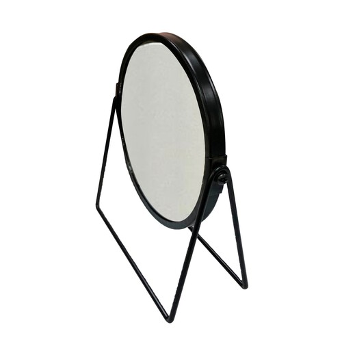 Nutmeg Home Black Wire Bathroom Mirror