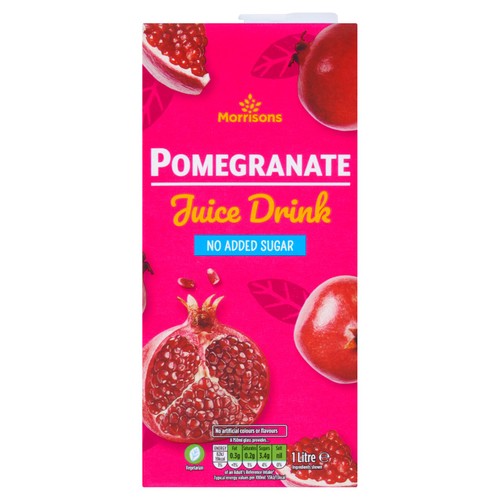 Morrisons no added sugar pomegranate juice drink