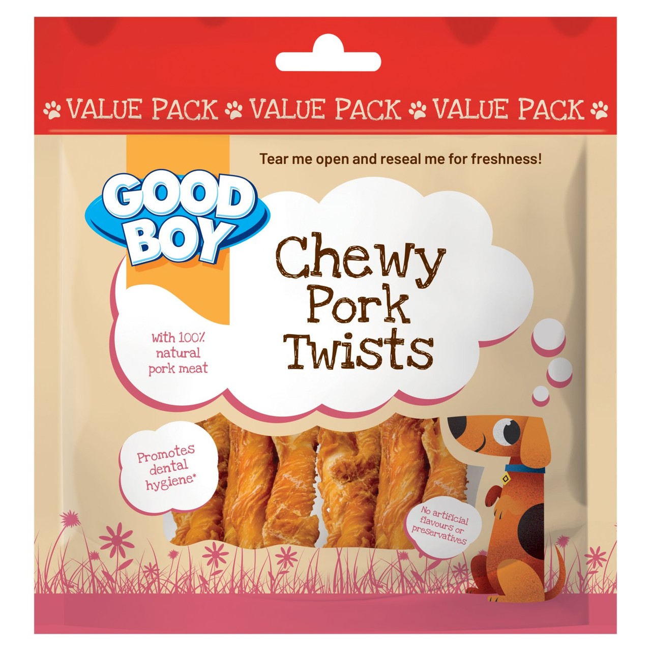 Good Boy Chewy Pork Twists 185g
