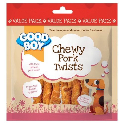 Good Boy Chewy Pork Twists