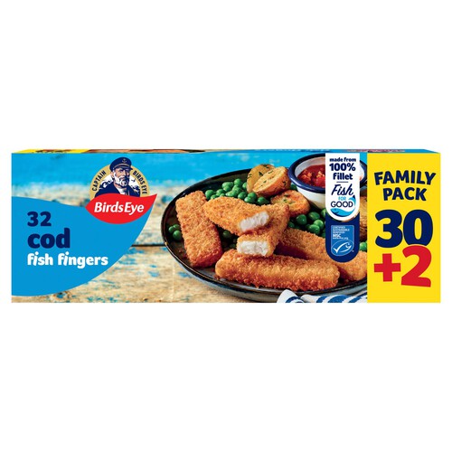 Birds Eye 32 Cod Fish Fingers 