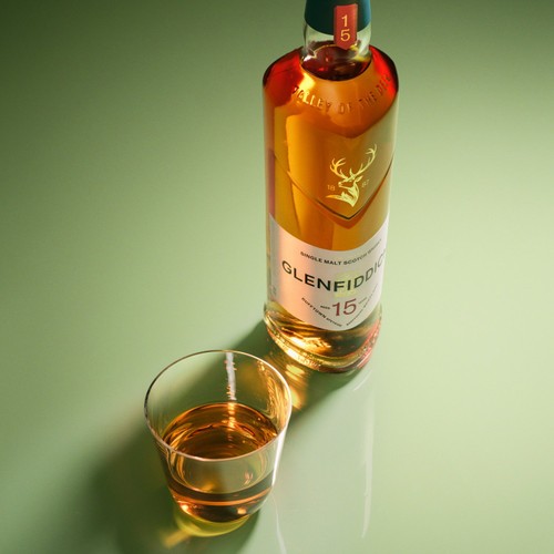 Glenfiddich 15 Year Old Single Malt Scotch Whisky 