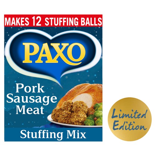 Paxo Pork Sausage Meat Flavour Stuffing Mix