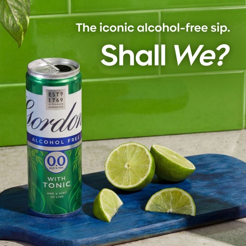 Gordons Alcohol Free Gin & Tonic 