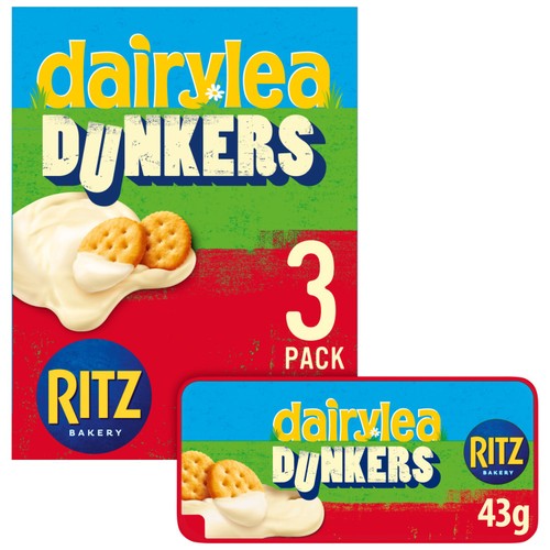 Dairylea Dunkers Ritz Cheese Snack 3x43g