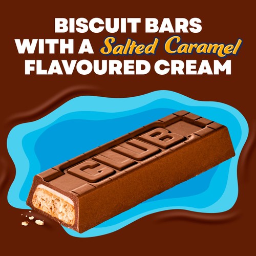 McVitie's Club Salted Caramel Biscuit Bar 7 Pack