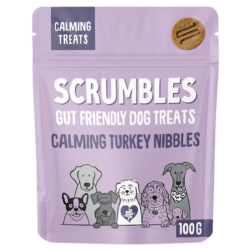 Scrumbles Turkey Nibbles Calming Treats For Dogs