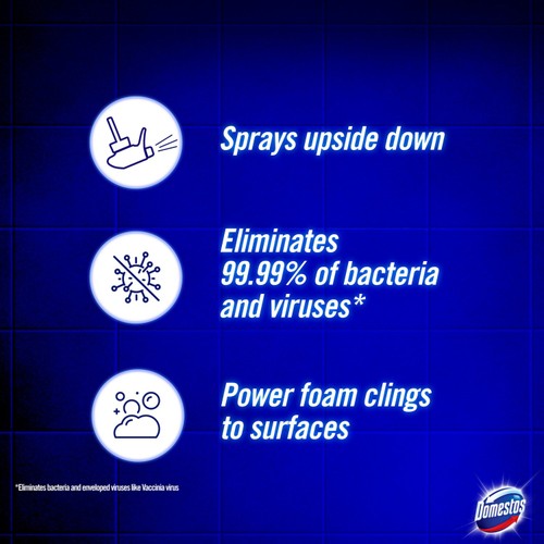 Domestos Power Foam Toilet & Bathroom Cleaner Arctic Fresh 450ml