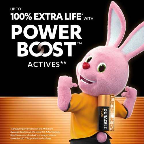 Duracell Plus PBA AAA Batteries 