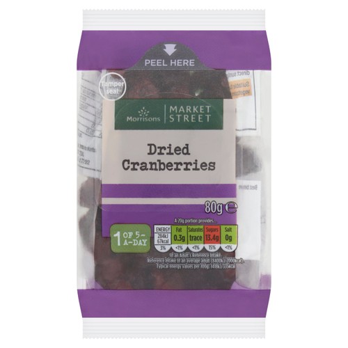Morrisons dried cranberries
