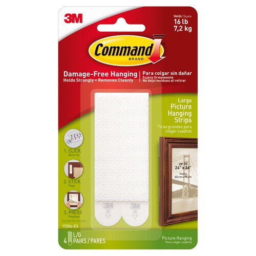 Command Large Pic Hang Strips