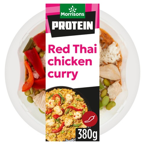 Morrisons protein red thai chicken curry