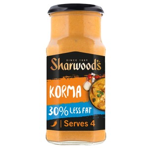 Sharwood's Indian Korma Reduced Fat Curry Cooking Sauce 420g