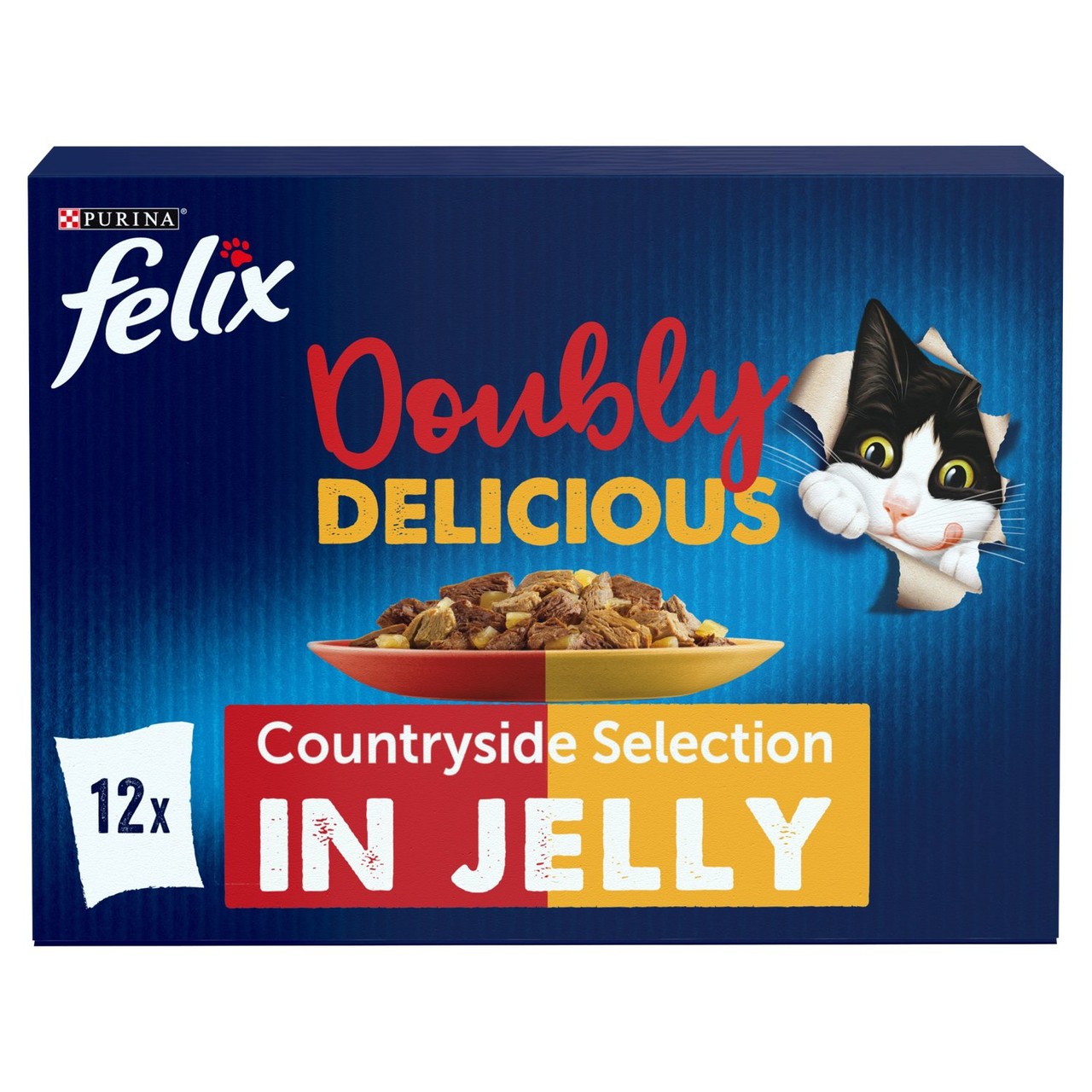 Felix Doubly Delicious Country Selection In Jelly Cat Food