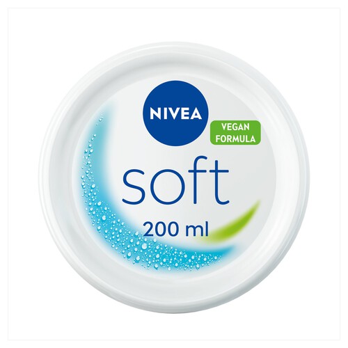 NIVEA Soft Moisturiser for Face Hands & Body 