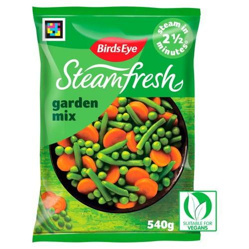 Birds Eye Steamfresh 4 Garden Mix Steam Bags 540g