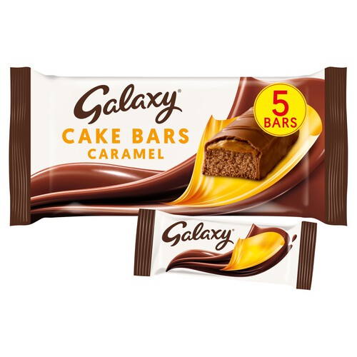 Galaxy Caramel Cake Bars