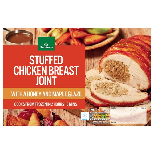 Morrisons Stuffed Chicken Breast Joint With Honey And Maple Glaze 1kg