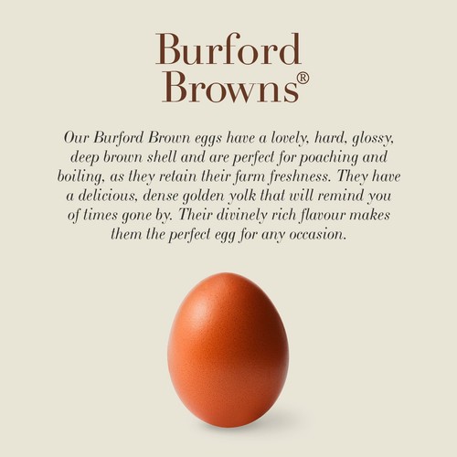 Clarence Court Burford Browns Free range Eggs 10 pack 