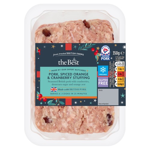 Morrisons The Best Pork, Spiced Orange & Cranberry Stuffing 350g
