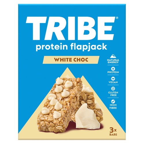 Tribe Protein Flapjack White Choc Chip