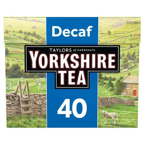 Yorkshire Decaf 40 Tea Bags 