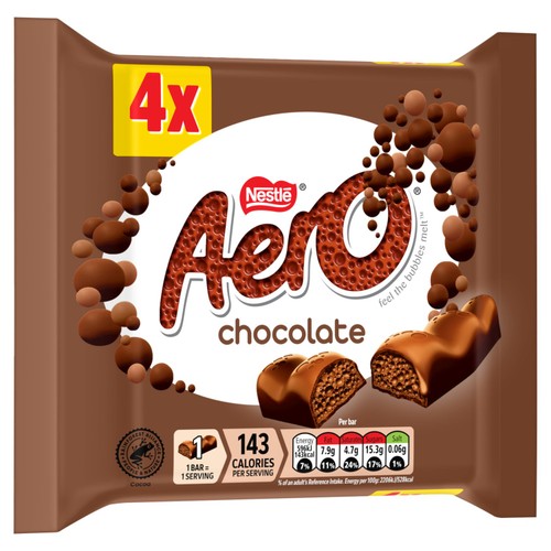 Aero Milk Chocolate Multipack 4 Pack