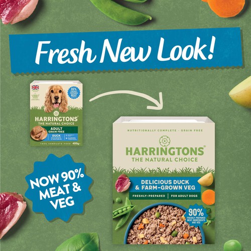 Harringtons Duck with Potato & Vegetables Wet Dog Food Tray