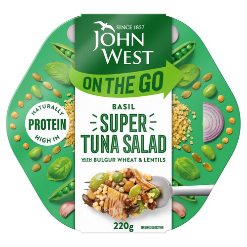 John West On The Go Basil Super Tuna Salad (220g)