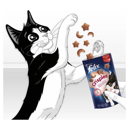 Felix Crispies Cat Treats Salmon & Trout