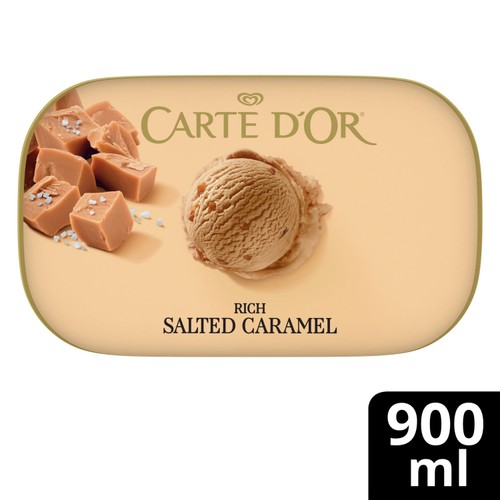 Carte D'or Rich Salted Caramel Ice Cream Tub 900ml