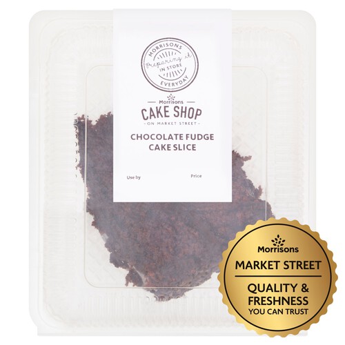 Market Street Chocolate Fudge Cake Slice