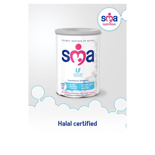 SMA Lactose Free Baby Milk Formula From Birth