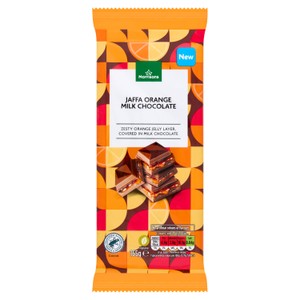 Morrisons Jaffa Orange Milk Chocolate Bar 165g