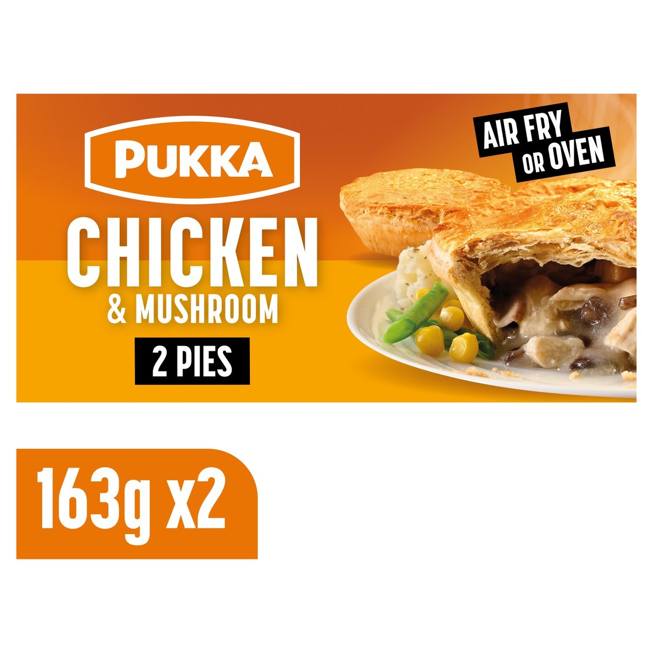 Pukka Chicken & Mushroom Twin Pack Pies