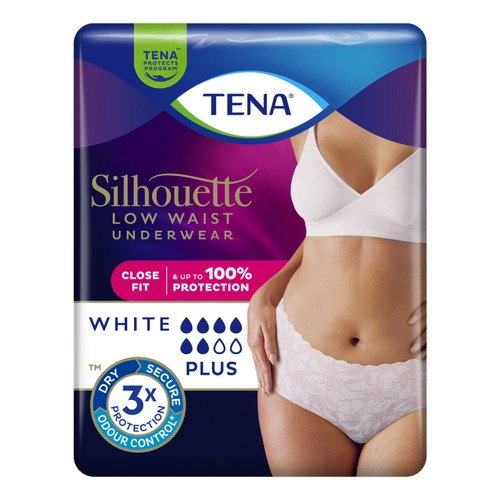 Tena Silhouette Incontinence Pants White Medium 