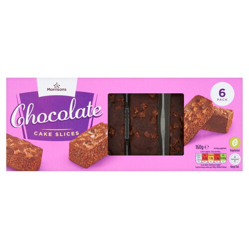 Morrisons 6 Chocolate Cake Slices 