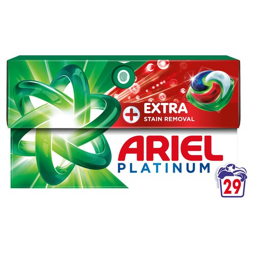 Ariel Platinum + Extra Stain Removal All-In-1 Washing Capsules