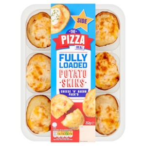 Morrisons The Pizza Deal Cheese 'N' Bacon Loaded Potato Skins  252g