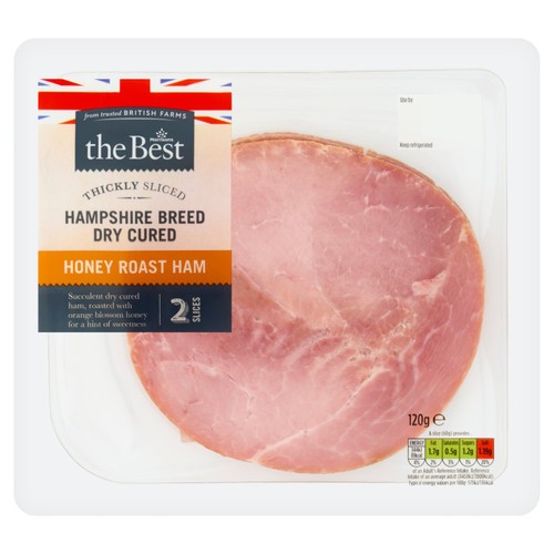  Morrisons The Best Thickly Sliced Dry Cured Honey Roast Ham