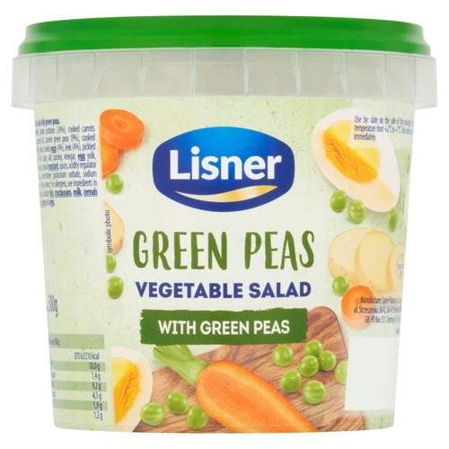 Lisner salatka warzywna z groszkiem