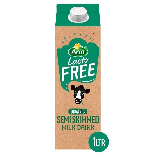 Arla Lactofree Organic Semi Skimmed Milk 